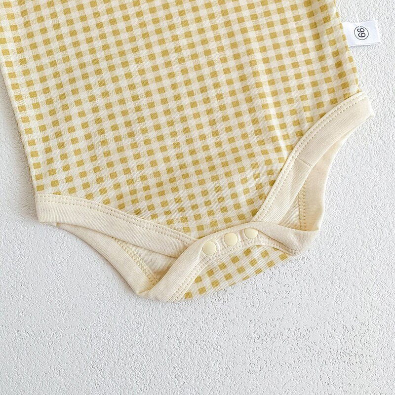 Girls Plaid Bodysuit