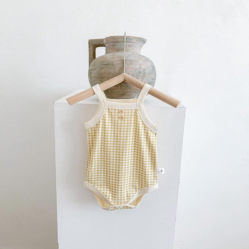 Girls Plaid Bodysuit