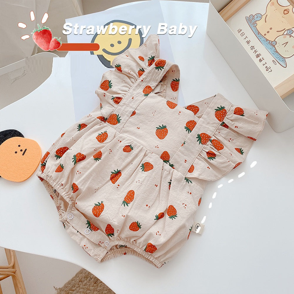 The Strawberry Baby Summer Romper