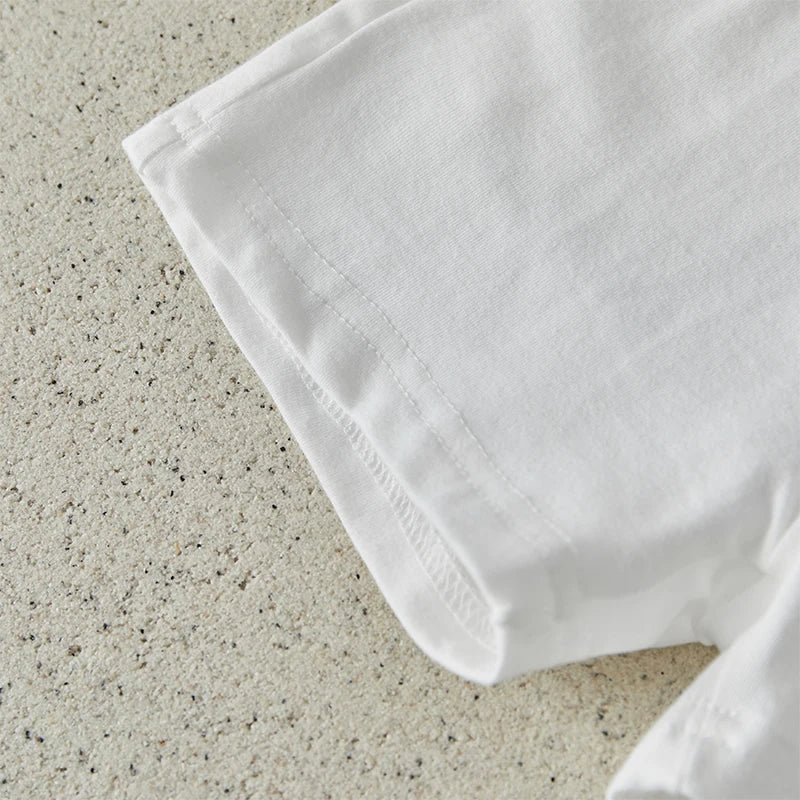 Boys Summer Clothes Short Sleeve  T-Shirt with Elastic Waist Shorts