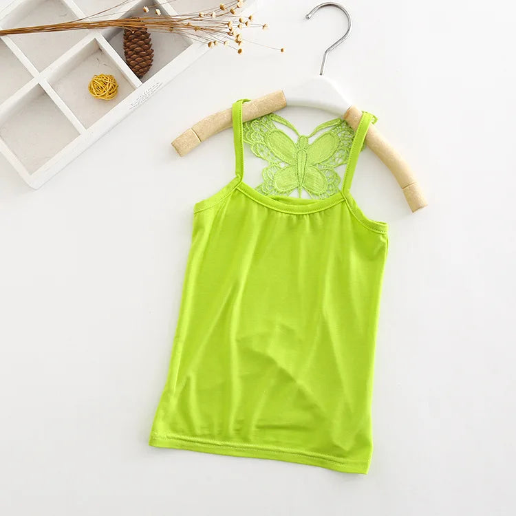 Butterfly Lace Crop Top