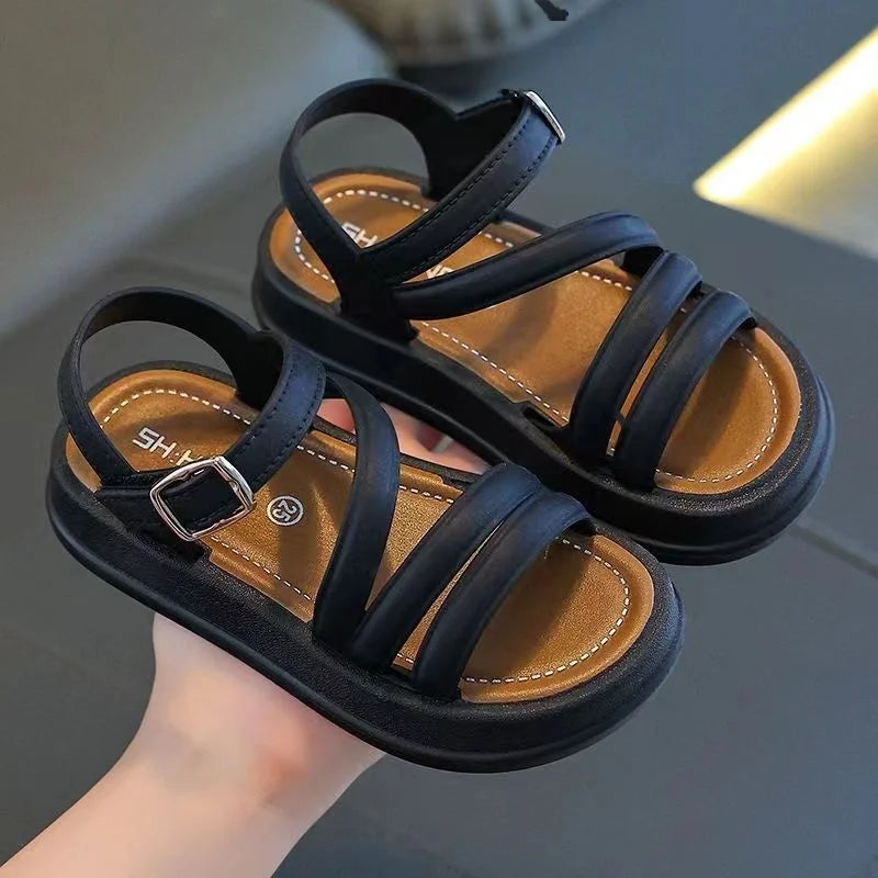 Open Toe Breathable Lightweight Sandals for Girls