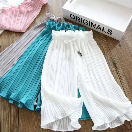 Chiffon Wide Loose Trousers