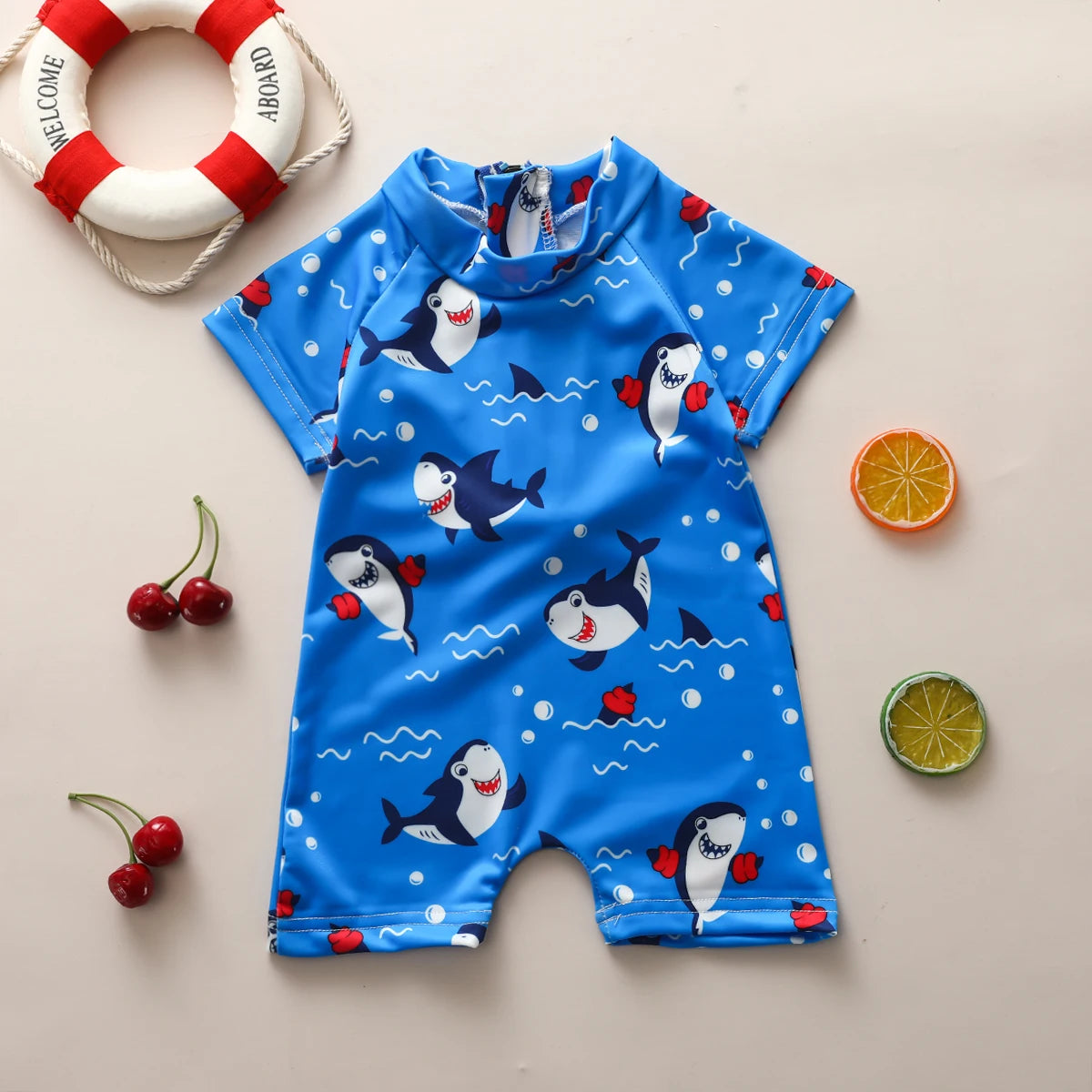 Baby Boys Shark Swimsuit