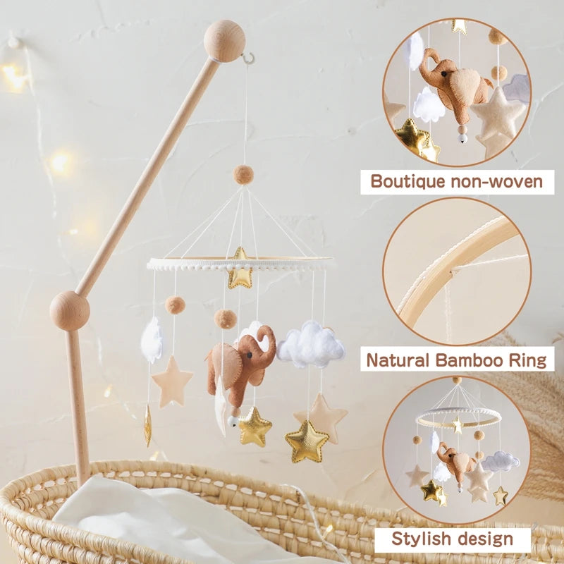 Baby Elephant Crib Mobile