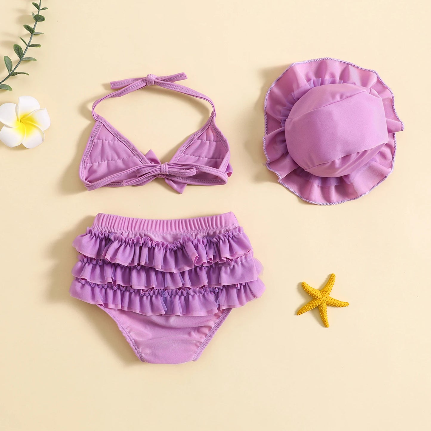 Baby Girls 3pcs Summer Bikini
