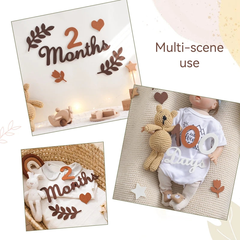 Newborn Photography Milestone Decoration
