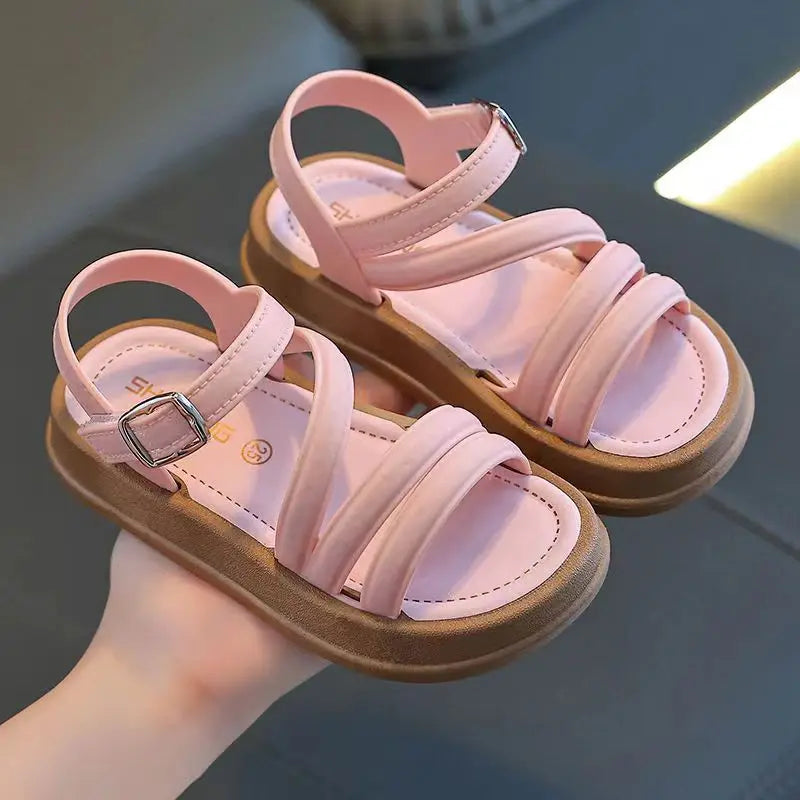 Open Toe Breathable Lightweight Sandals for Girls