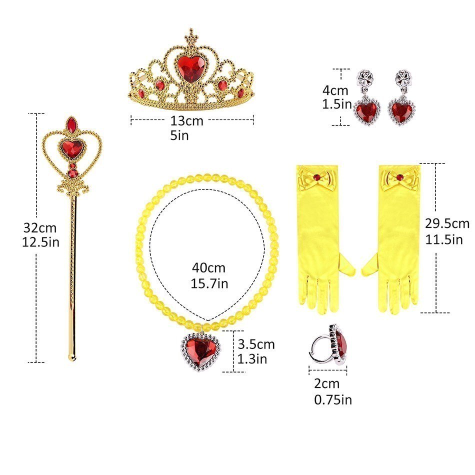 Halloween "Beauty and the Beast" Princess Dress 