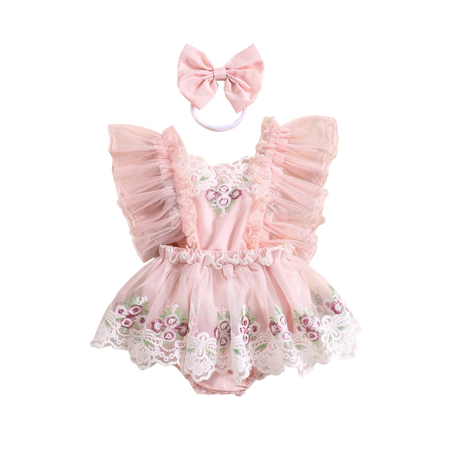 Newborn Princess Tulle Jumpsuit