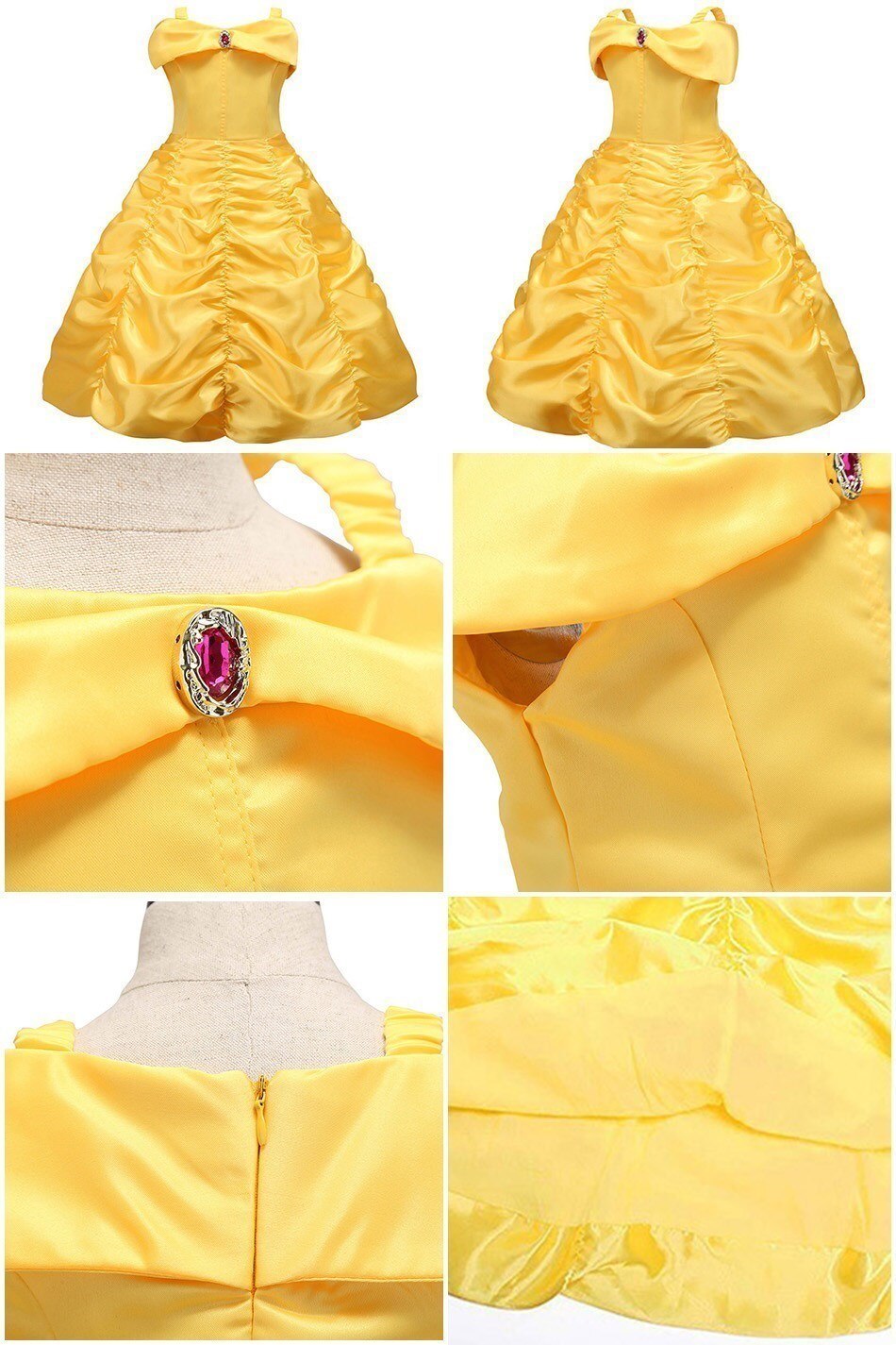 Halloween "Beauty and the Beast" Princess Dress 