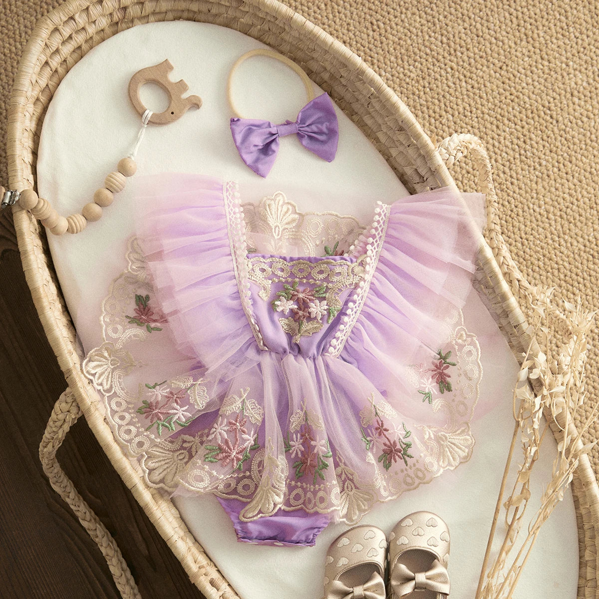 Newborn Princess Tulle Jumpsuit