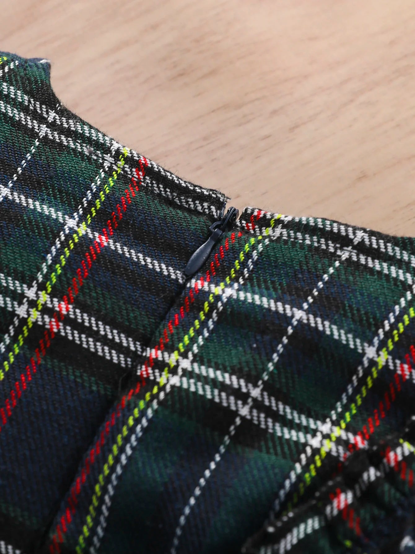 Christmas Dress Plaid with Bow