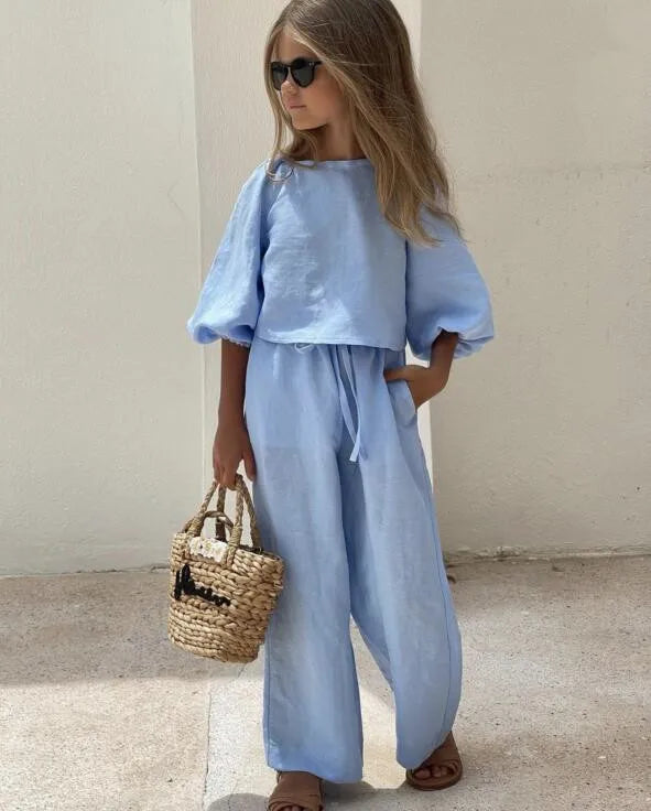 Linen Cotton Set Shirt and Pants