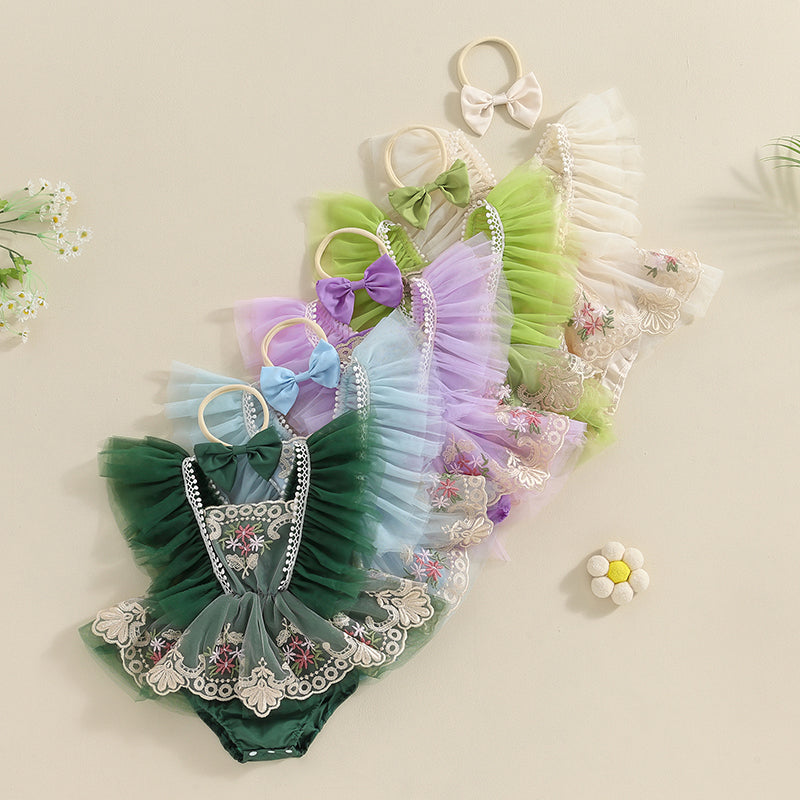Newborn Princess Tulle Jumpsuit