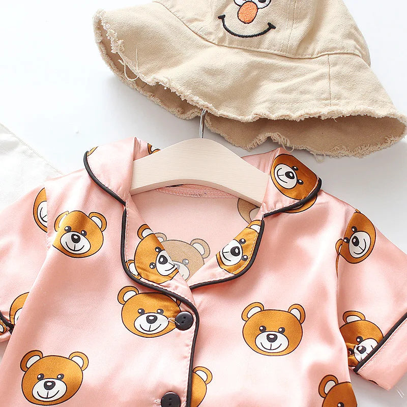 Teddy Bear Boys and Girls Pijama