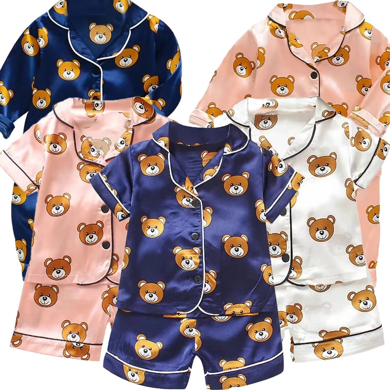 Teddy Bear Boys and Girls Pijama