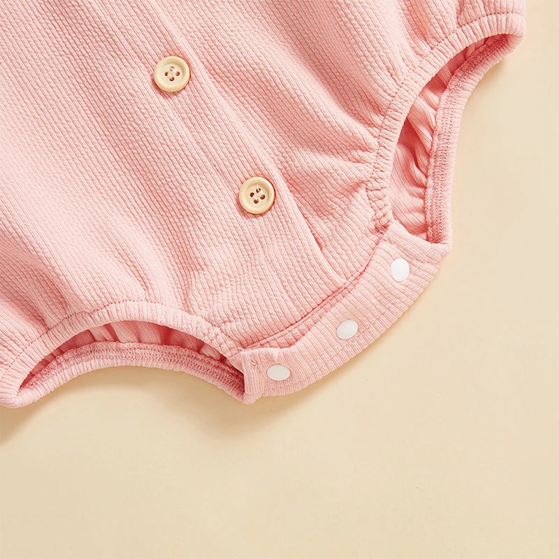 Long Sleeve Unisex Jumpsuit with Buttons