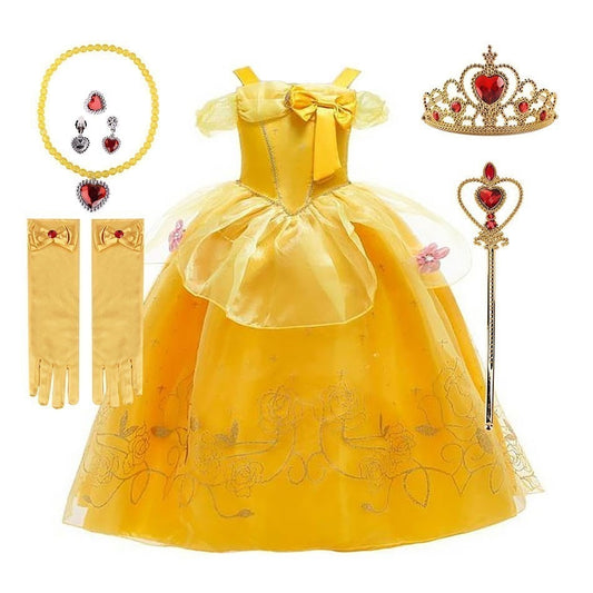Halloween "Beauty and the Beast" Princess Dress 