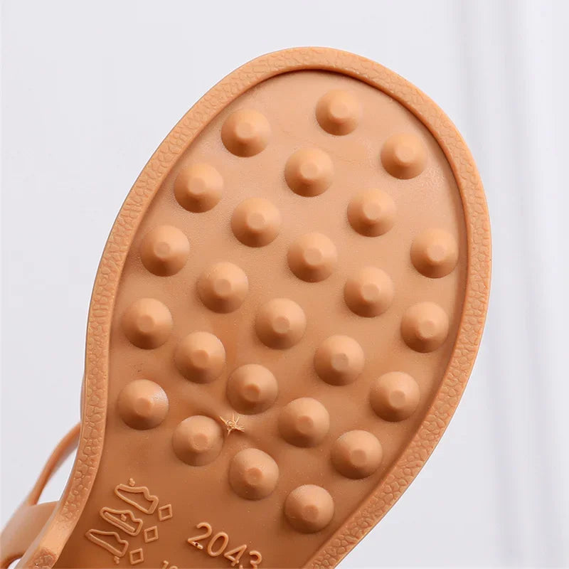 Gladiator Sandals Non-slip Jelly Shoes
