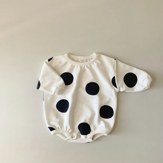 Polka Dot Baby Girls Onepiece