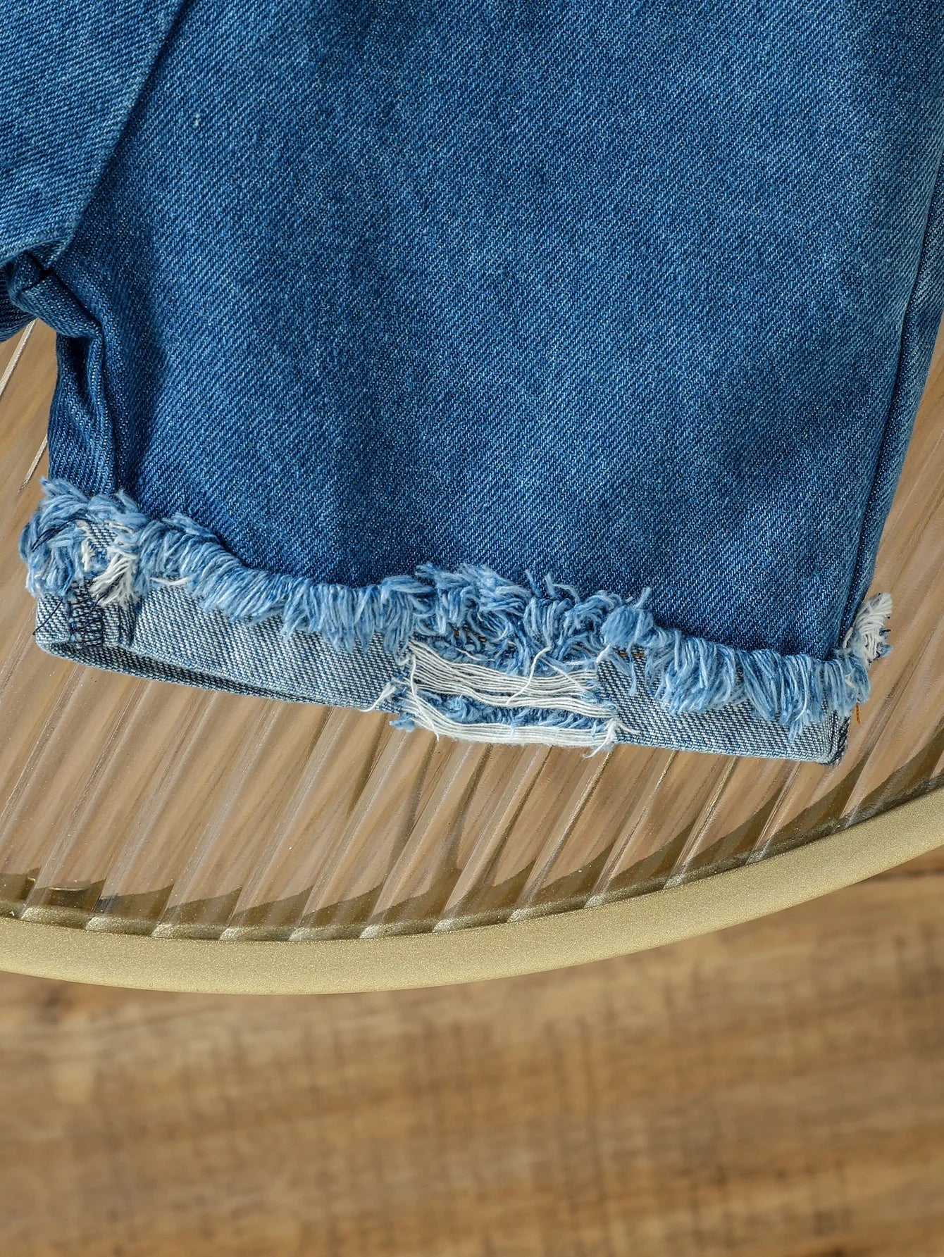 Baby Girl Floral Camisole & Jeans Shorts