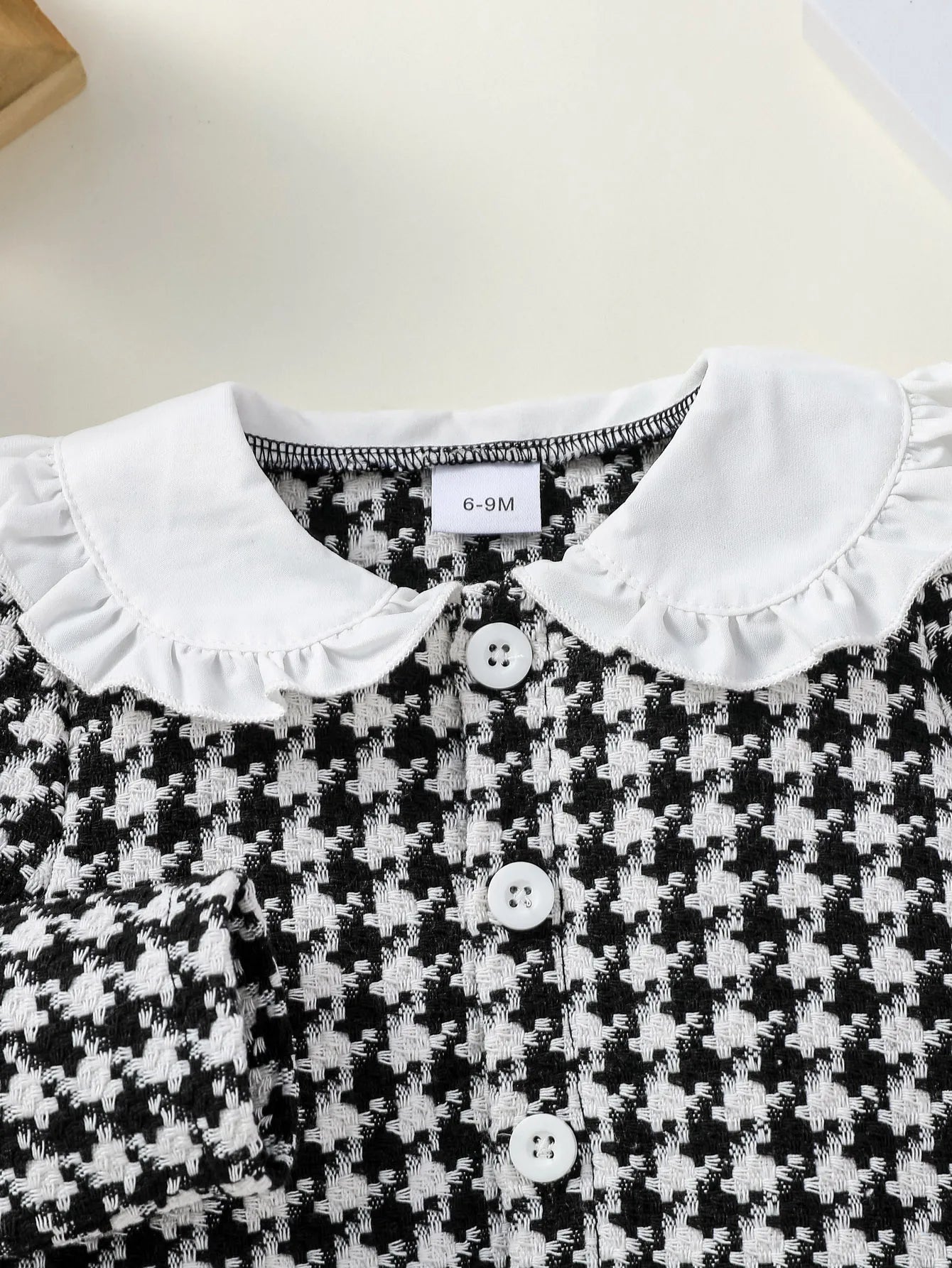 Baby Girls Long Sleeve Plaid Jacket & Skirt Set