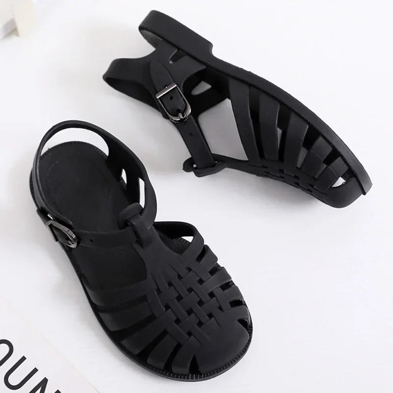 Gladiator Sandals Non-slip Jelly Shoes