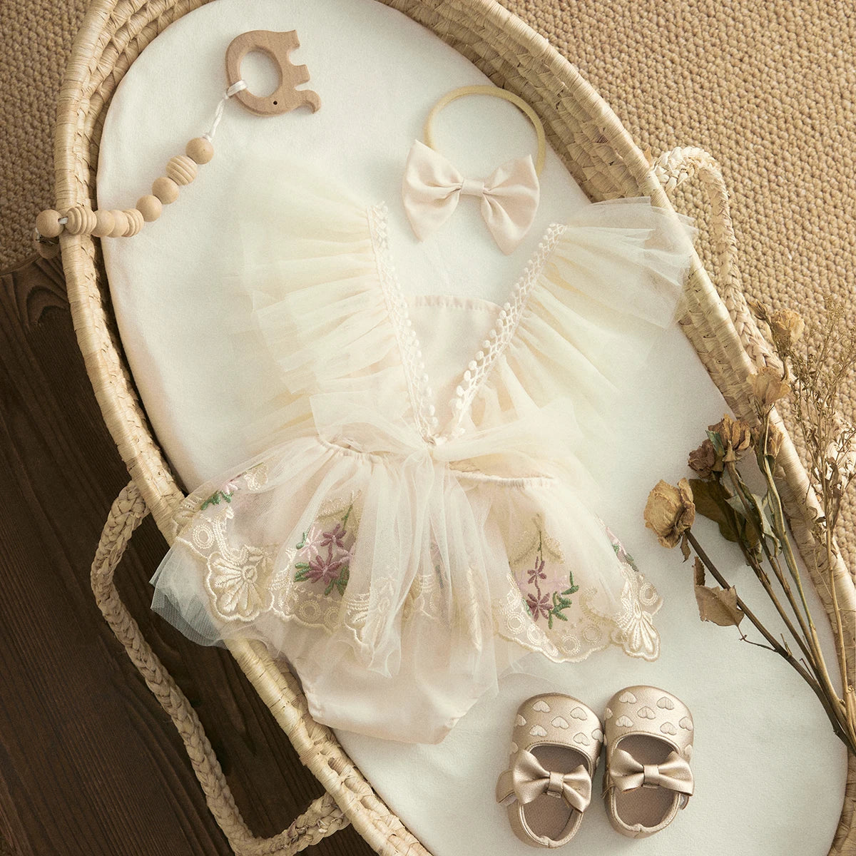 Newborn Princess Tulle Jumpsuit