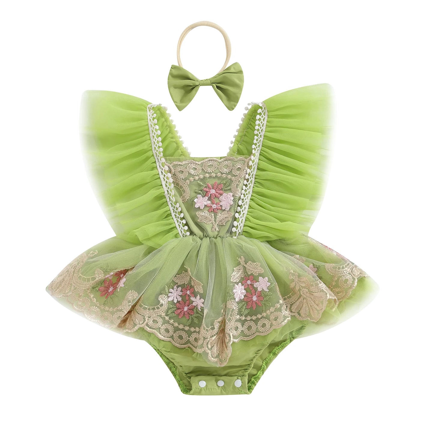 Newborn Princess Tulle Jumpsuit