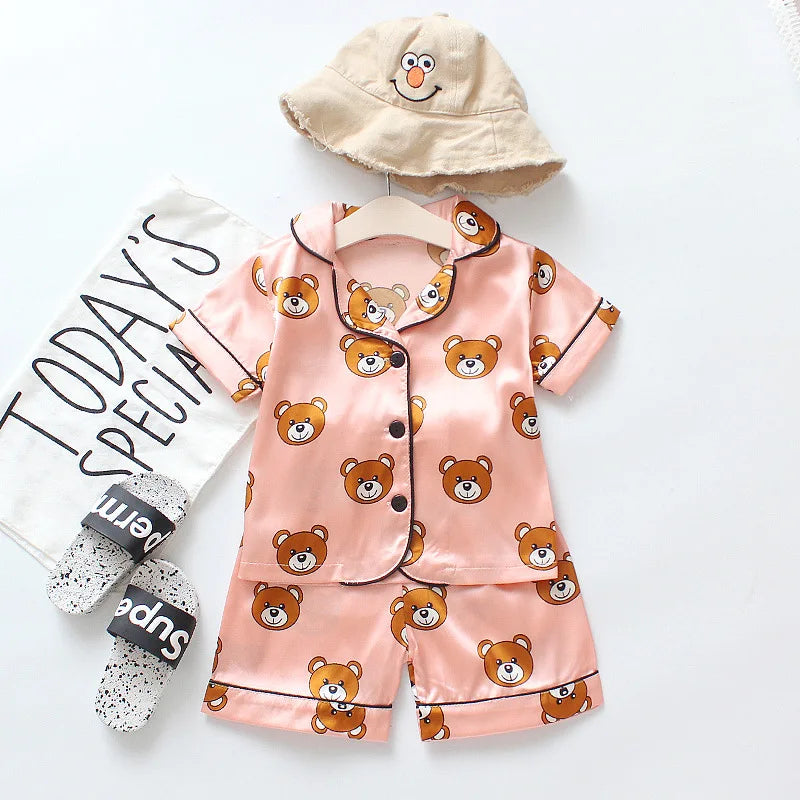 Teddy Bear Boys and Girls Pijama