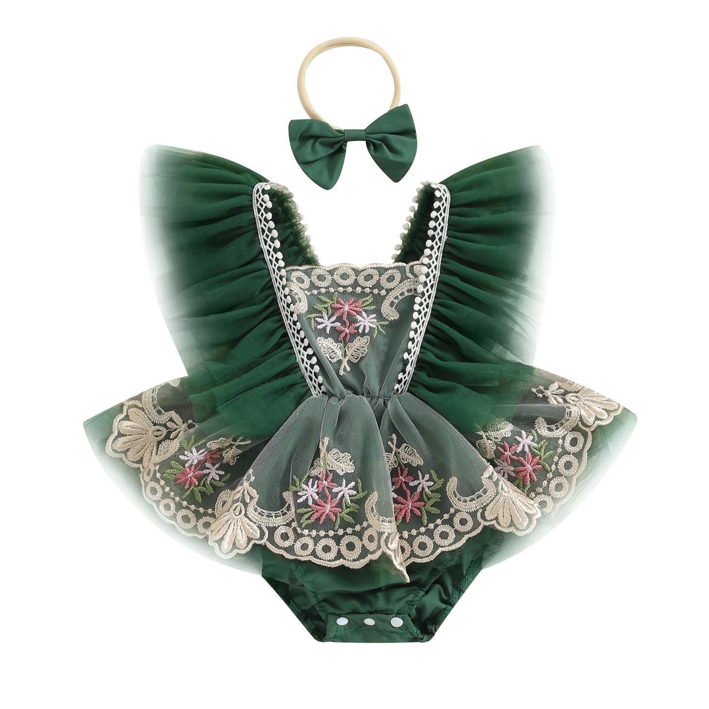 Newborn Princess Tulle Jumpsuit
