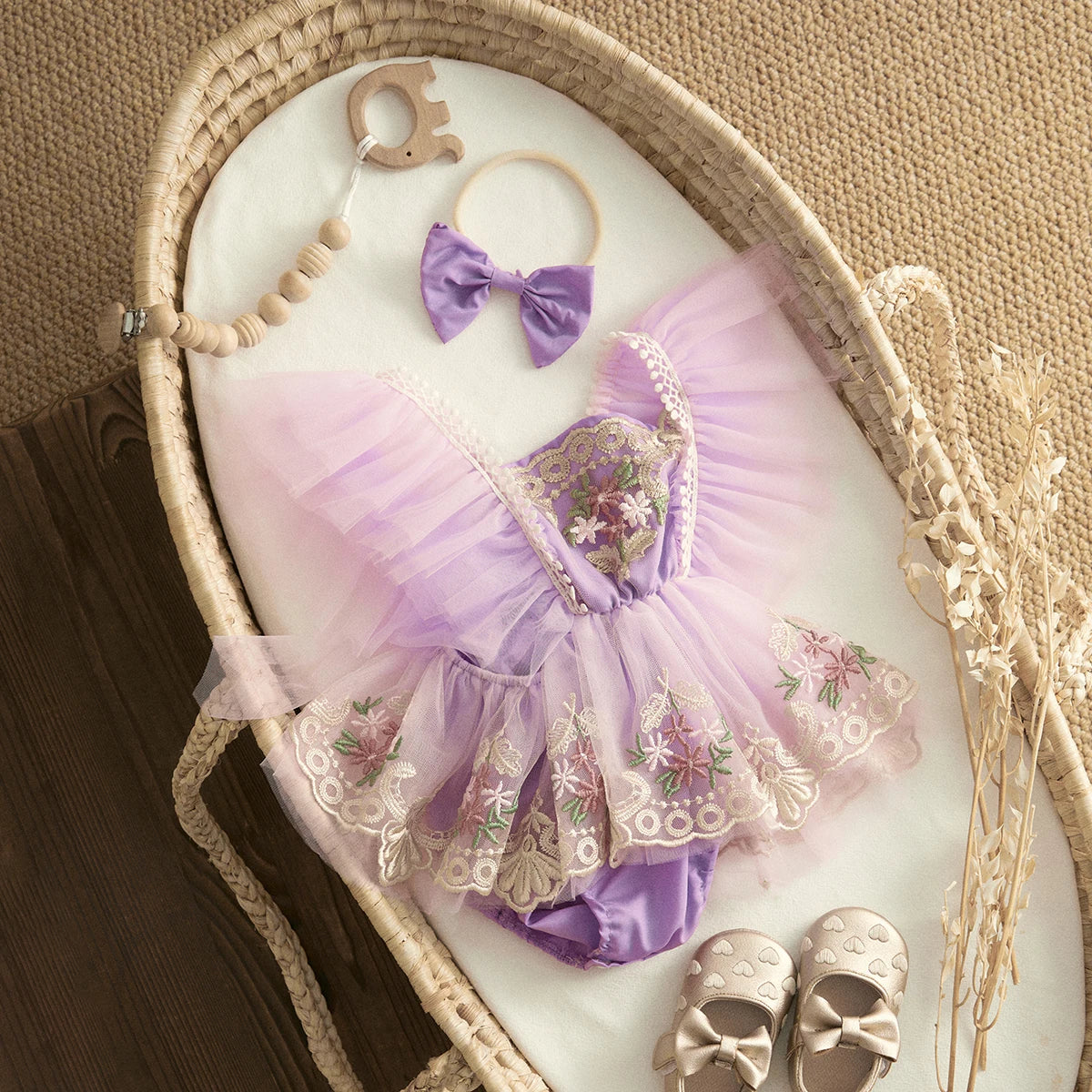 Newborn Princess Tulle Jumpsuit