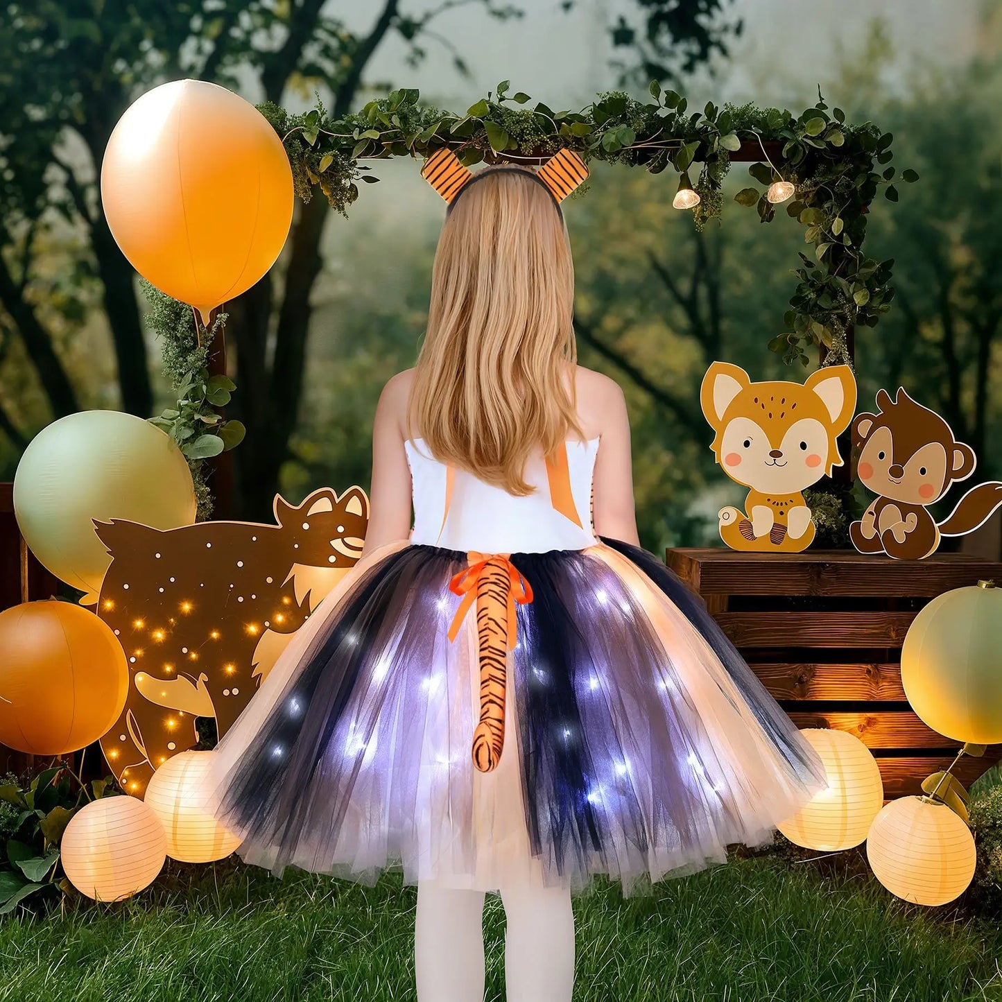 Halloween LED Light Up Dress Costume