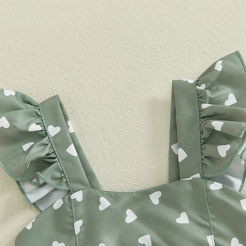 Baby Girls Cherry/Heart Outfit | 2PCS Skirt Set