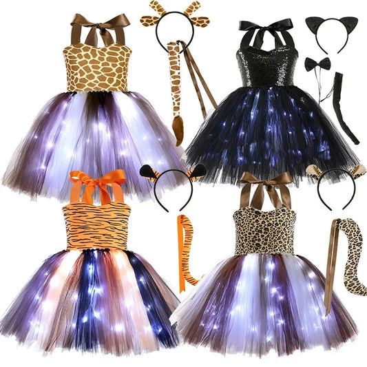 Halloween LED Light Up Dress Costume