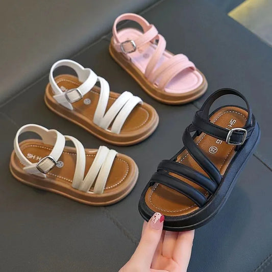 Open Toe Breathable Lightweight Sandals for Girls