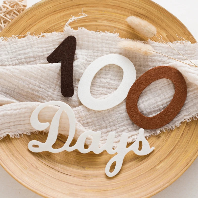 Newborn Photography Milestone Decoration