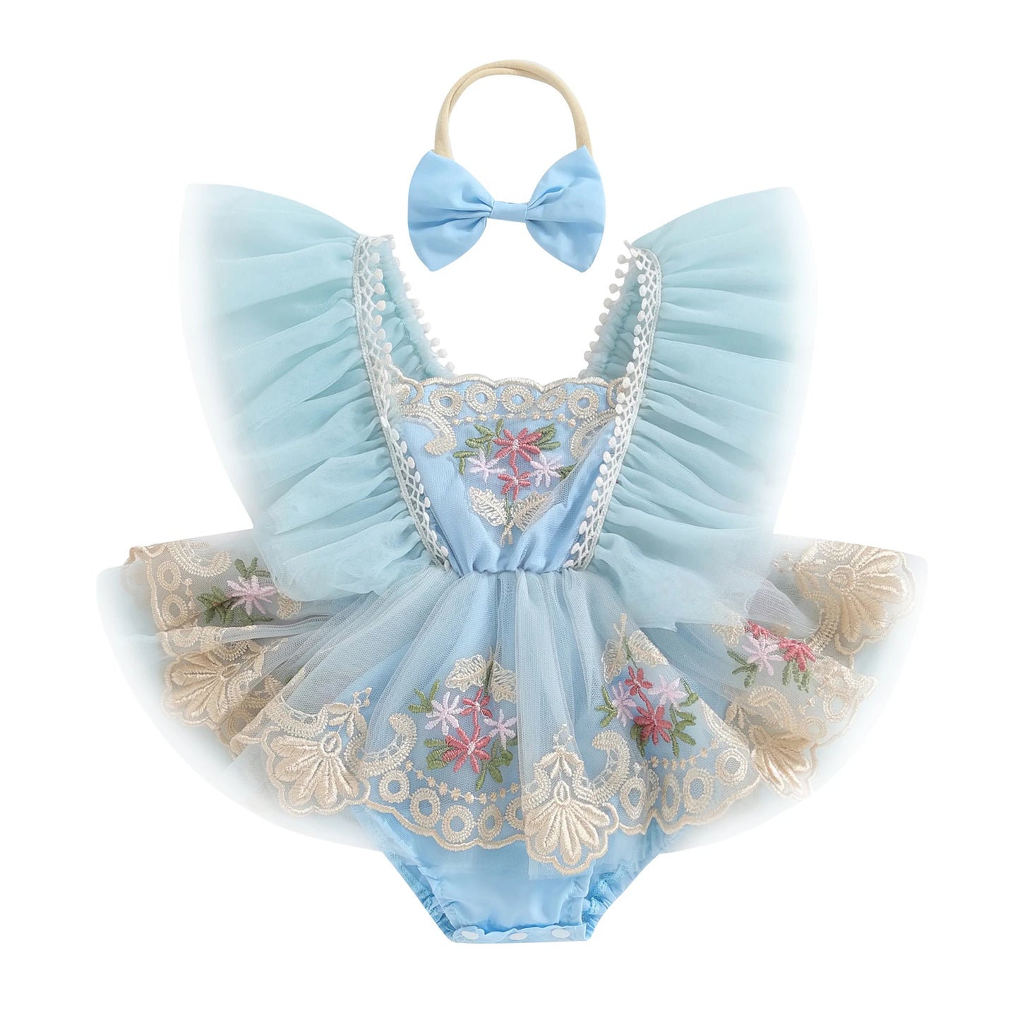Newborn Princess Tulle Jumpsuit