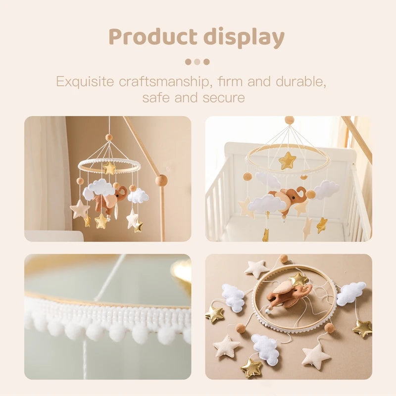 Baby Elephant Crib Mobile