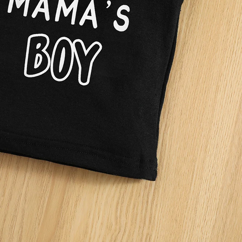 Baby Boy Sleeveless Tank & Ripped Denim Shorts Set