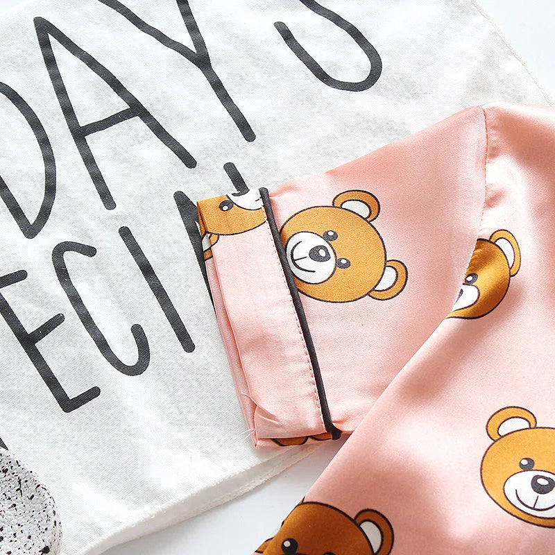 Teddy Bear Boys and Girls Pijama