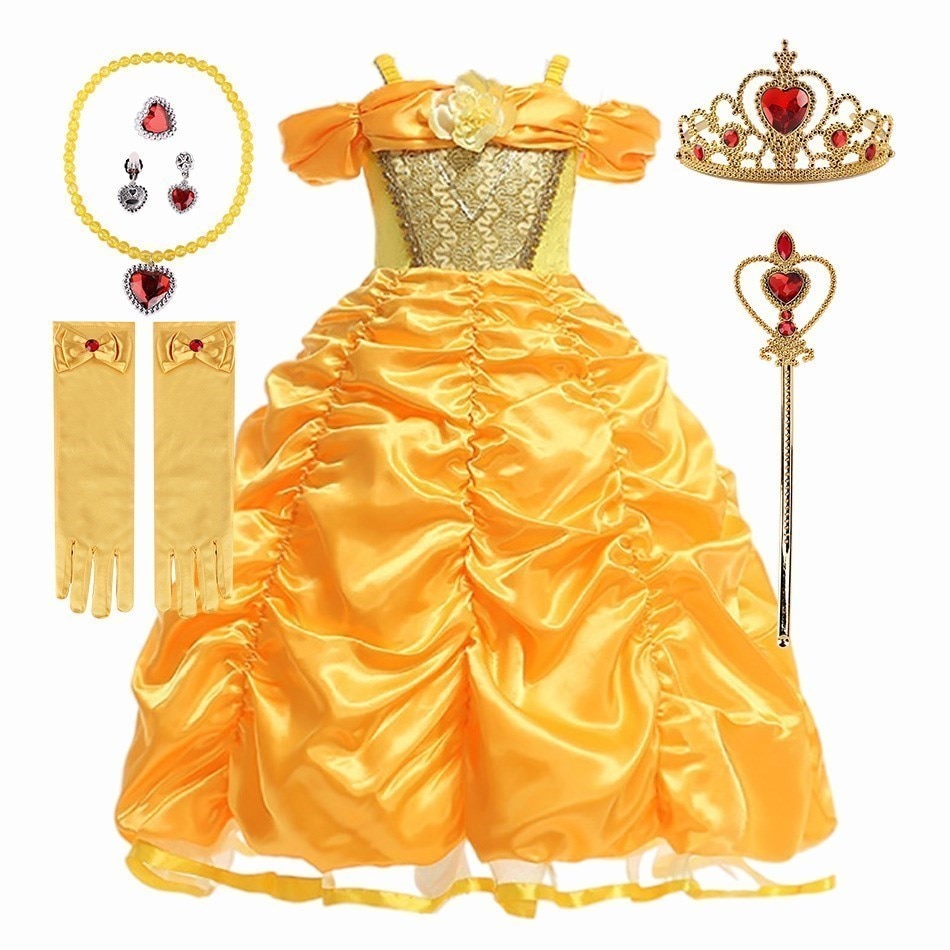 Halloween "Beauty and the Beast" Princess Dress 