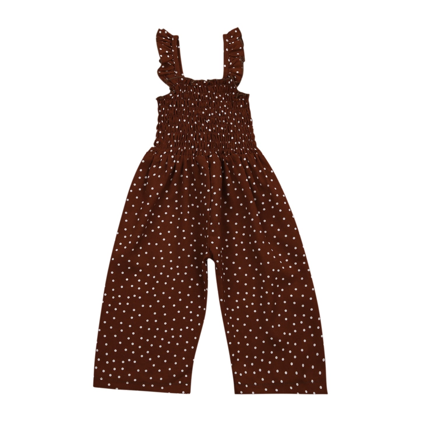 Girls Overalls Polka Dot Suspender