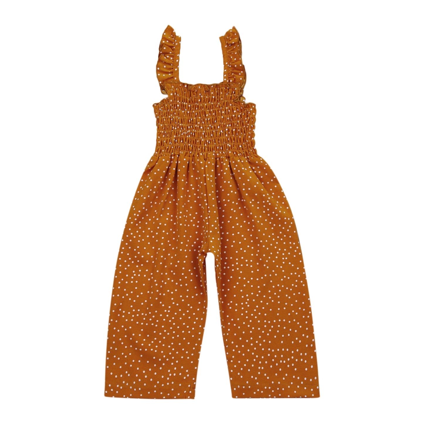 Girls Overalls Polka Dot Suspender