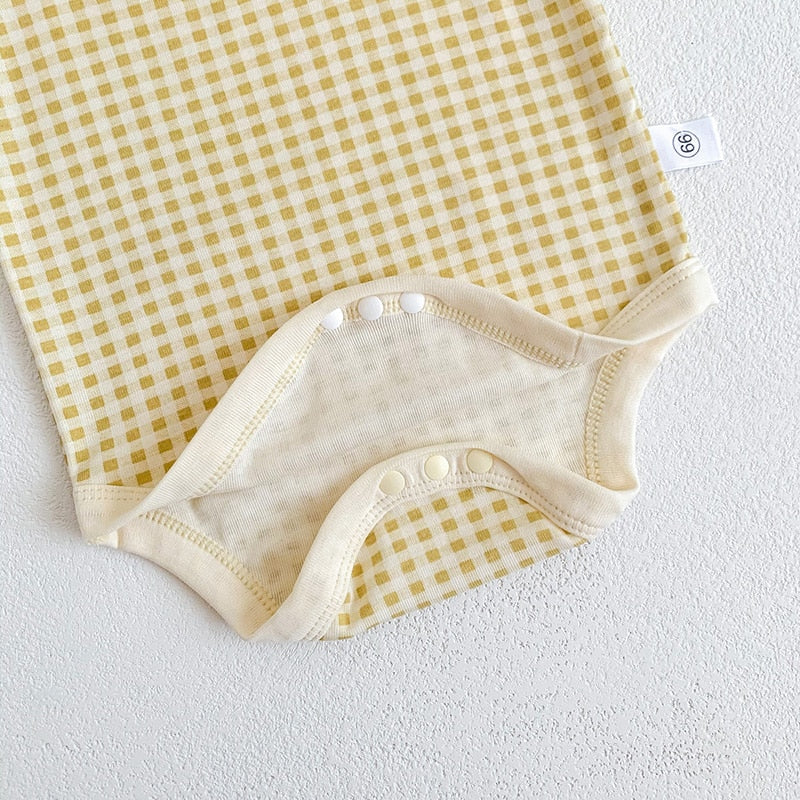 Girls Plaid Bodysuit